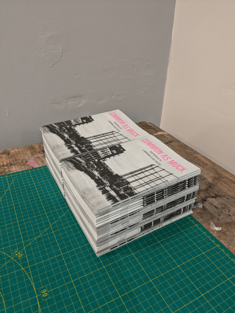 Common As Muck poetry pamphlet by Rick McLean printed by Burley Fisher Books