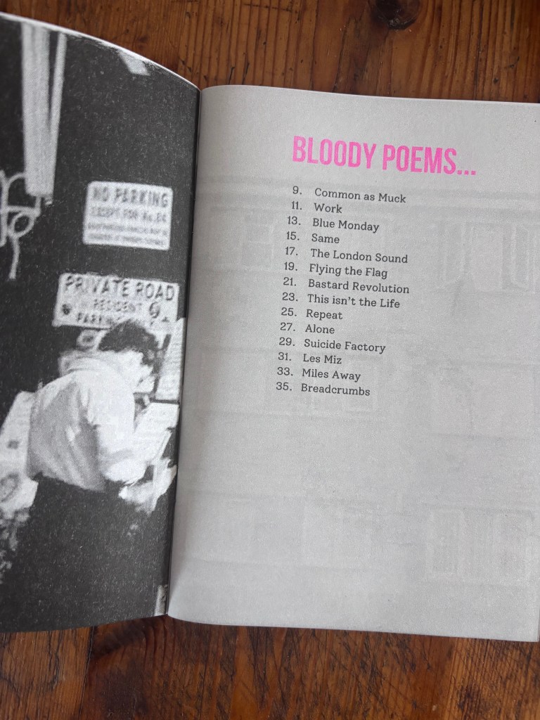 Common As Muck poetry pamphlet by Rick McLean printed by Burley Fisher Books